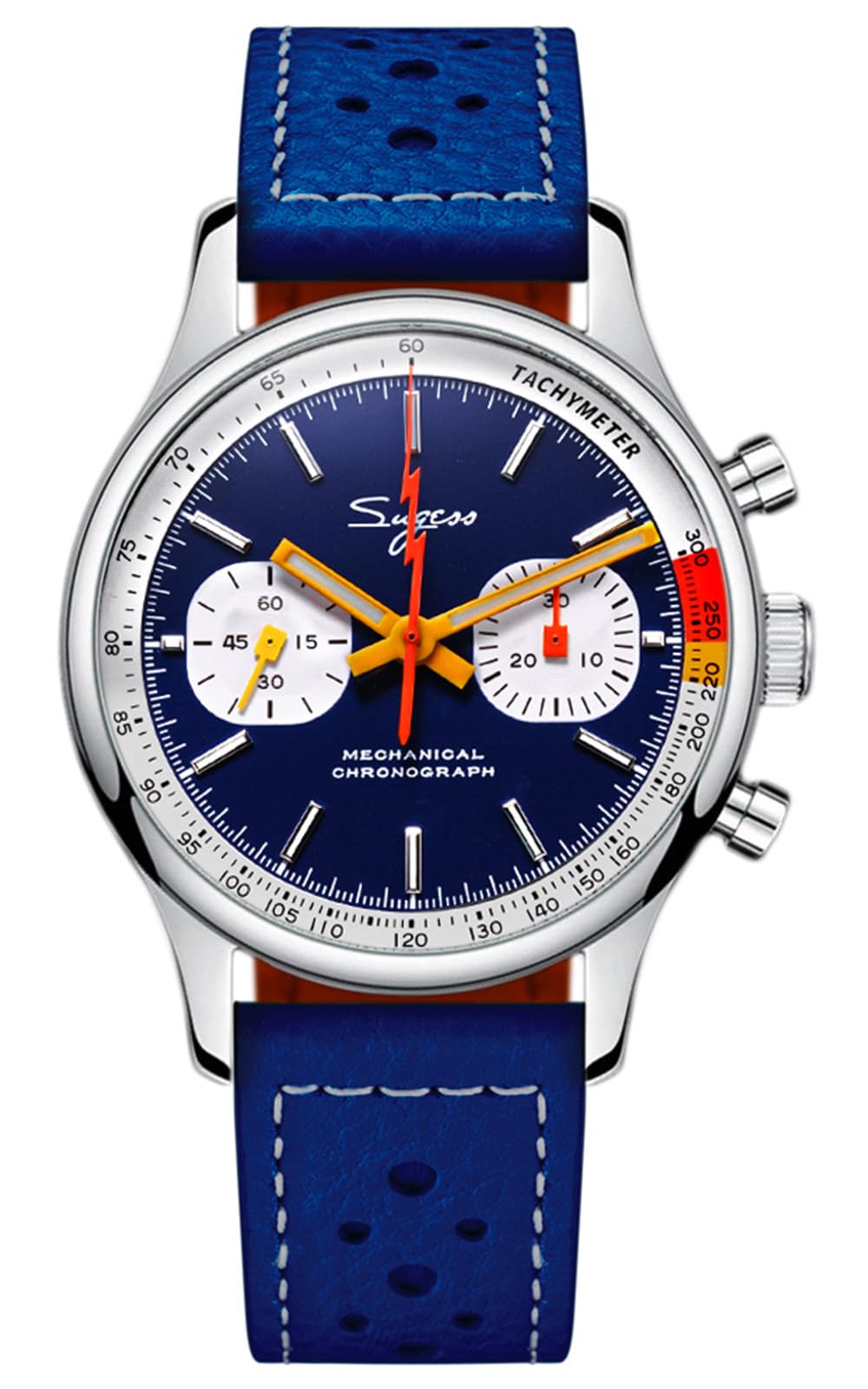 Seagull Sugess ST1901 Panda 40mm Dark Blue Racing Chronograph